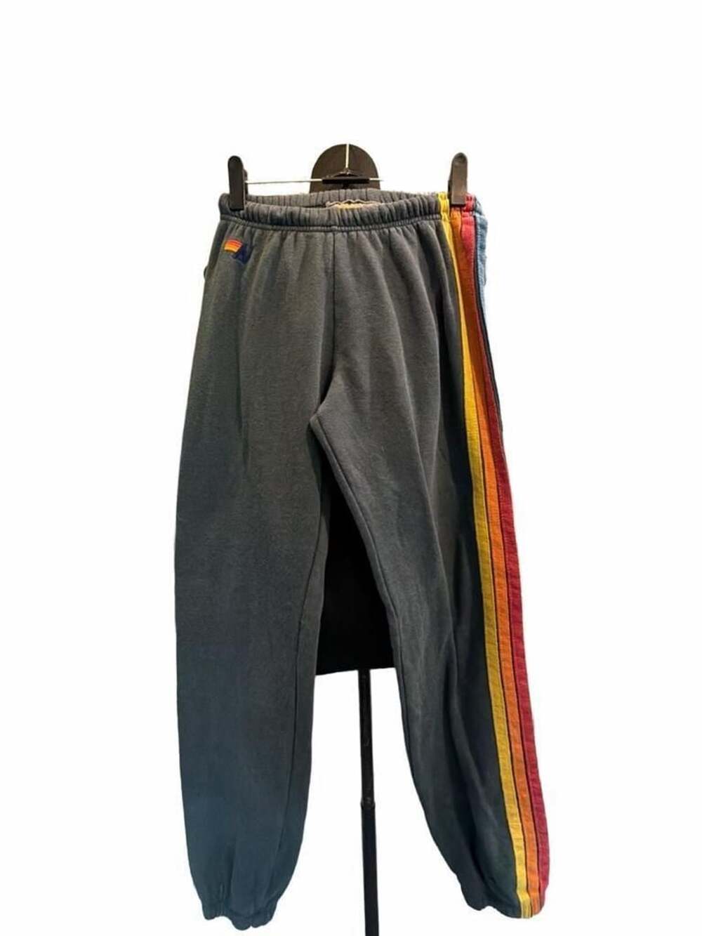 770 Aviator Nation 5 Stripe Sweatpants Charcoal